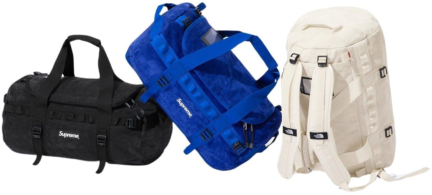 Supreme®/The North Face® Suede Small Base Camp Duffle Bag